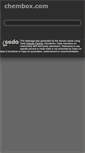Mobile Screenshot of chembox.com