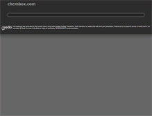 Tablet Screenshot of chembox.com